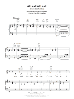 page one of At Last! At Last! (L'Ame Des Poetes) (Piano, Vocal & Guitar Chords)