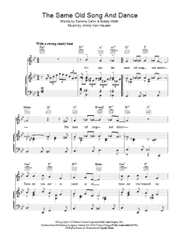 page one of The Same Old Song And Dance (Piano, Vocal & Guitar Chords)