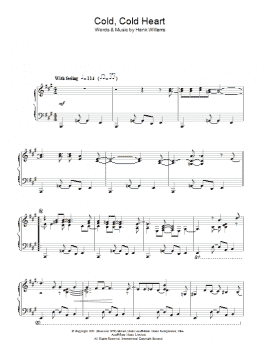 page one of Cold, Cold Heart (Piano Solo)