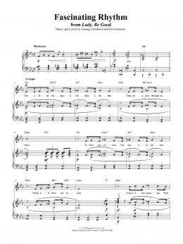 page one of Fascinating Rhythm (Piano, Vocal & Guitar Chords (Right-Hand Melody))