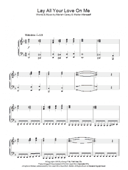 page one of Lay All Your Love On Me (Piano Solo)