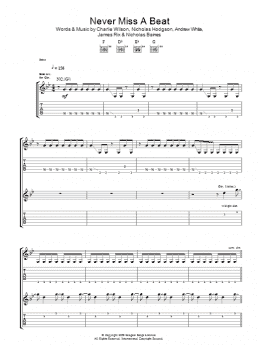 page one of Never Miss A Beat (Guitar Tab)