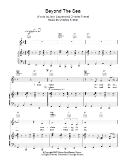page one of Beyond The Sea (Piano, Vocal & Guitar Chords)