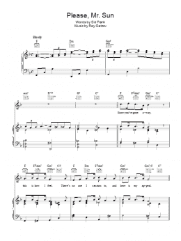 page one of Please, Mr. Sun (Piano, Vocal & Guitar Chords)