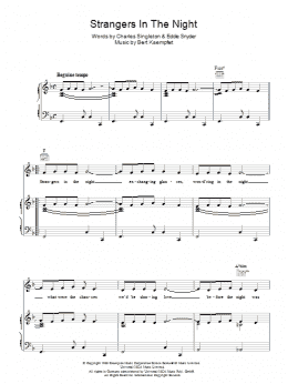 page one of Strangers In The Night (Piano, Vocal & Guitar Chords)