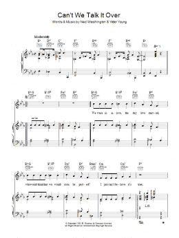 page one of Can't We Talk It Over (Piano, Vocal & Guitar Chords)