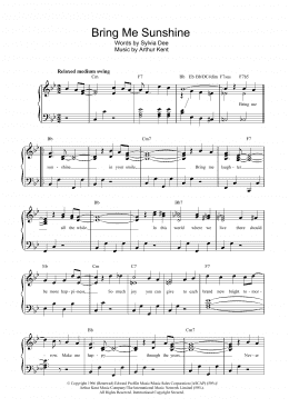 page one of Bring Me Sunshine (Piano & Vocal)