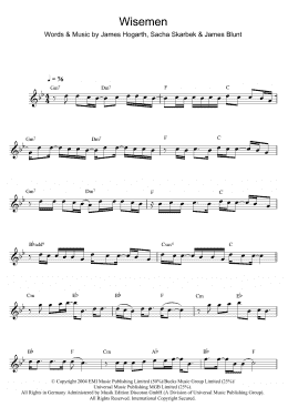 page one of Wisemen (Flute Solo)