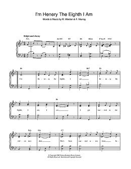 page one of I'm Henery The Eighth I Am (Piano & Vocal)