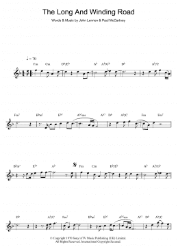 page one of The Long And Winding Road (Alto Sax Solo)