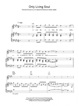 page one of Only Living Soul (Piano, Vocal & Guitar Chords)