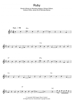 page one of Ruby (Flute Solo)