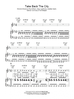 page one of Take Back The City (Piano, Vocal & Guitar Chords)