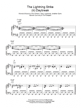 page one of The Lightning Strike (iii. Daybreak) (Piano, Vocal & Guitar Chords)