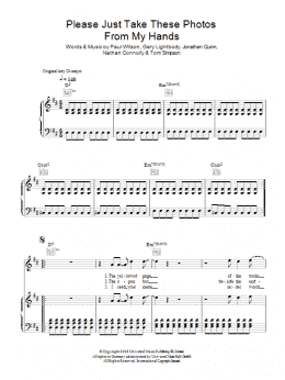page one of Please Just Take These Photos From My Hands (Piano, Vocal & Guitar Chords)