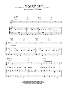 page one of The Golden Floor (Piano, Vocal & Guitar Chords)