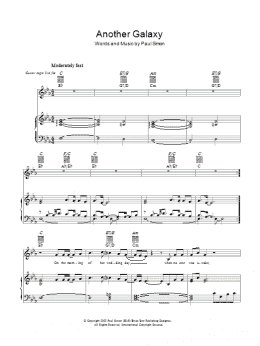 page one of Another Galaxy (Piano, Vocal & Guitar Chords)