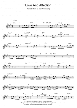 page one of Love And Affection (Flute Solo)