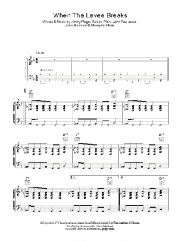 page one of When The Levee Breaks (Piano, Vocal & Guitar Chords)