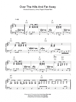 page one of Over The Hills And Far Away (Piano, Vocal & Guitar Chords)