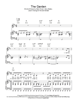 page one of The Garden (Piano, Vocal & Guitar Chords)