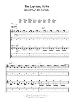 page one of The Lightning Strike (What If The Storm Ends/The Sunlight Through The Flags/Daybreak) (Guitar Tab)
