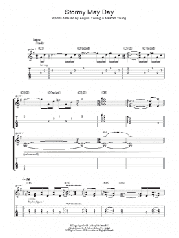 page one of Stormy May Day (Guitar Tab)