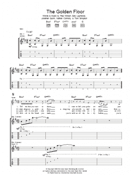 page one of The Golden Floor (Guitar Tab)