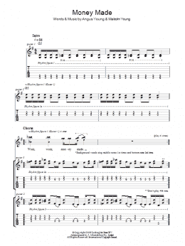 page one of Money Made (Guitar Tab)
