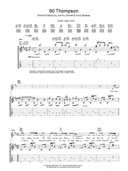 page one of 60 Thompson (Guitar Tab)