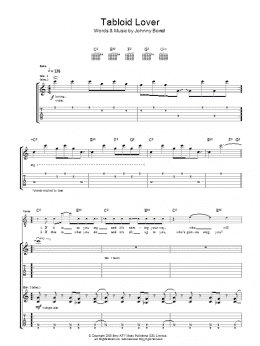 page one of Tabloid Lover (Guitar Tab)