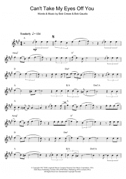 page one of Can't Take My Eyes Off Of You (Alto Sax Solo)