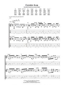 page one of Condor Ave. (Guitar Tab)