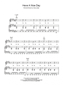 page one of Have A Nice Day (Piano, Vocal & Guitar Chords)