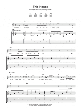page one of The House (Guitar Tab)