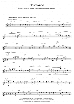 page one of Corcovado (Quiet Nights Of Quiet Stars) (Flute Solo)