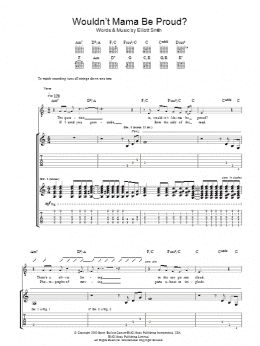 page one of Wouldn't Mama Be Proud? (Guitar Tab)
