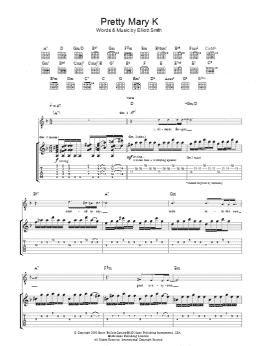 page one of Pretty Mary K (Guitar Tab)