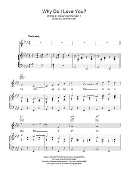 page one of Why Do I Love You? (Piano, Vocal & Guitar Chords)