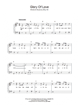 page one of The Glory Of Love (Piano Solo)