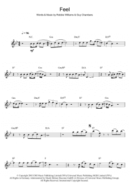 page one of Feel (Flute Solo)