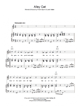 page one of Alley Cat (Piano, Vocal & Guitar Chords)