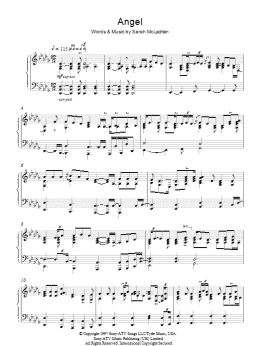 page one of Angel (Piano Solo)