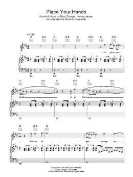 page one of Place Your Hands (Piano, Vocal & Guitar Chords)