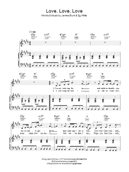 page one of Love Love Love (Piano, Vocal & Guitar Chords)