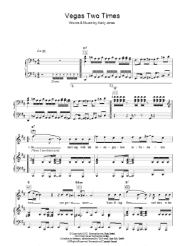 page one of Vegas Two Times (Piano, Vocal & Guitar Chords)