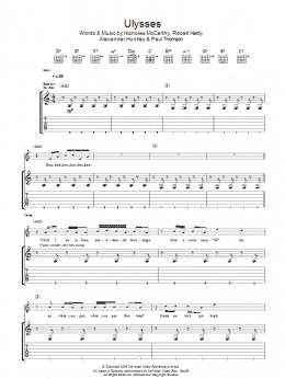 page one of Ulysses (Guitar Tab)