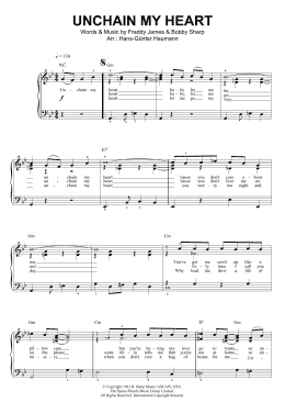 page one of Unchain My Heart (Piano & Vocal)