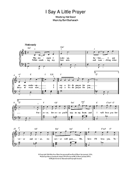 page one of I Say A Little Prayer (Beginner Piano (Abridged))