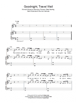 page one of Goodnight Travel Well (Piano, Vocal & Guitar Chords)
